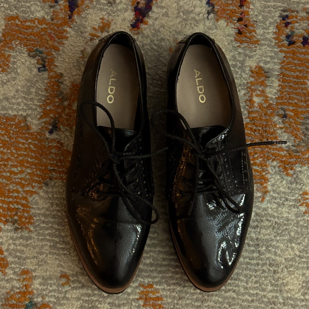 Aldo Pointed Toe Derby Shoes